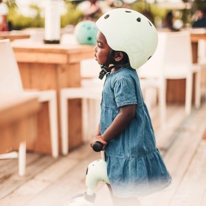 Casque pour enfant taille s olive Scoot and ride