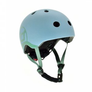 Casque de protection pour porteur highwaykick 1 bleu acier ( taille xxs-s) Scoot and ride