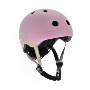 Casque de protection pour porteur highwaykick 1 rose ( taille xxs-s) Scoot and ride