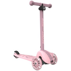 Trottinette enfant 3 roues highwaykick 3 s led rose Scoot and ride
