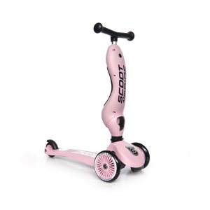 Porteur 2 en 1 évolutif en trottinette highwaykick 1 rose Scoot and ride