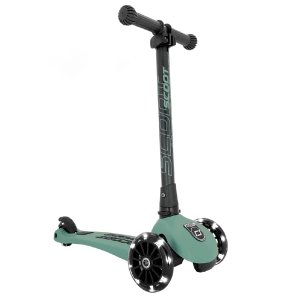 Trottinette enfant 3 roues highwaykick 3 led vert forêt Scoot and ride