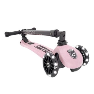Trottinette enfant 3 roues highwaykick 3 led rose Scoot and ride
