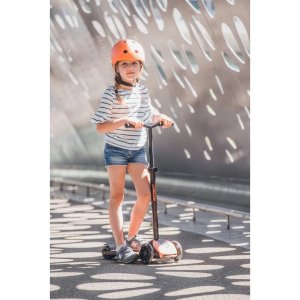 Trottinette enfant 3 roues highwaykick 5 led beige Scoot and ride