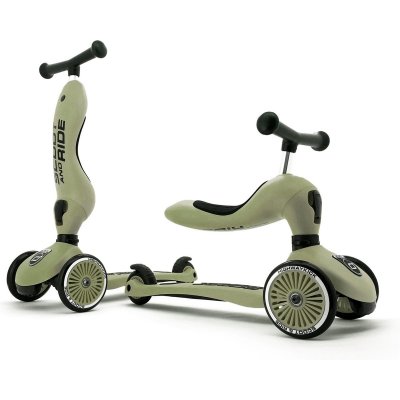 Porteur évolutif en trottinette highwaykick 1 olive