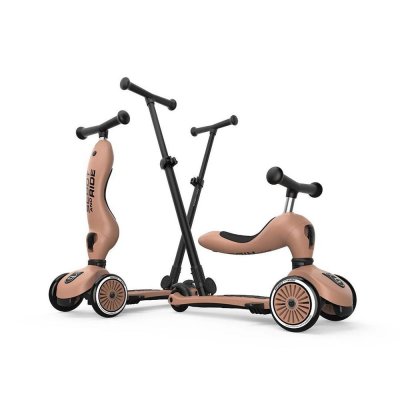 Porteur évolutif en trottinette highwaykick 1 mocha