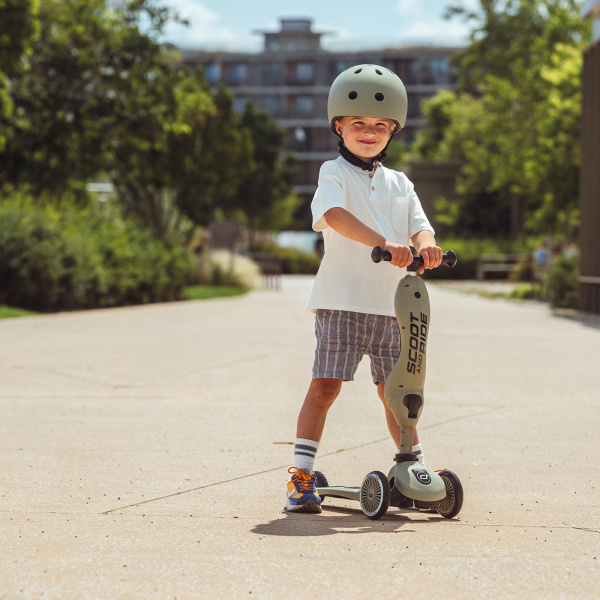 Porteur 2 en 1 évolutif en trottinette highwaykick 1 rose Scoot and ride