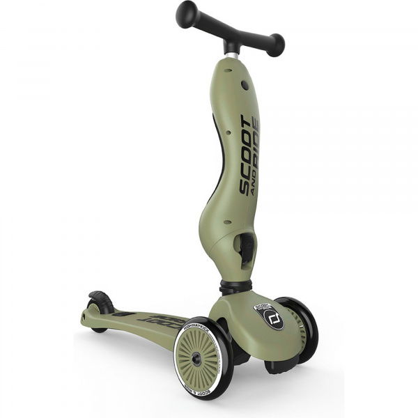 Porteur 2 en 1 évolutif en trottinette highwaykick 1 rose Scoot and ride