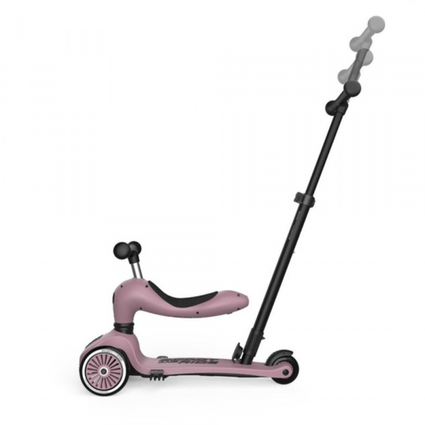 Porteur 2 en 1 évolutif en trottinette highwaykick 1 rose Scoot and ride