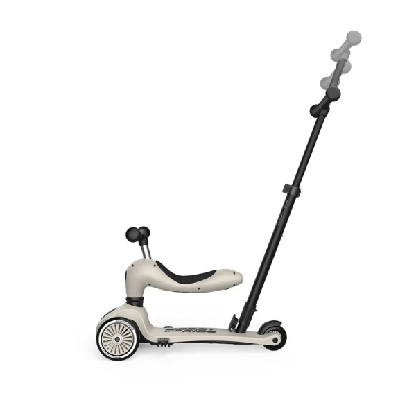 Porteur trottinette évolutif 2 en 1 highwaykick 1 push and go ash Scoot and ride