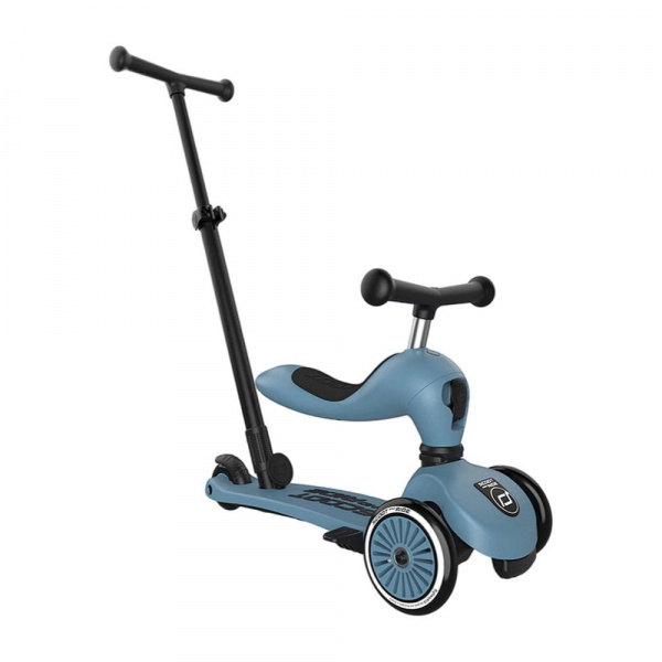 Porteur 2 en 1 évolutif en trottinette highwaykick 1 rose Scoot and ride