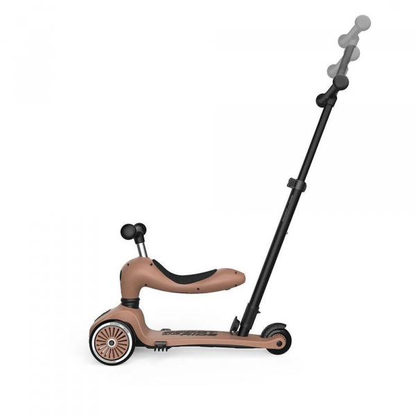 Porteur 2 en 1 évolutif en trottinette highwaykick 1 rose Scoot and ride