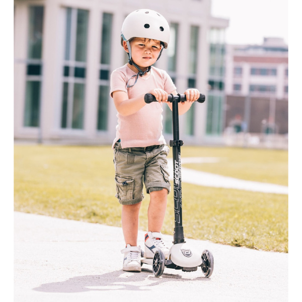 Trottinette enfant 3 roues highwaykick 3 led ash Scoot and ride