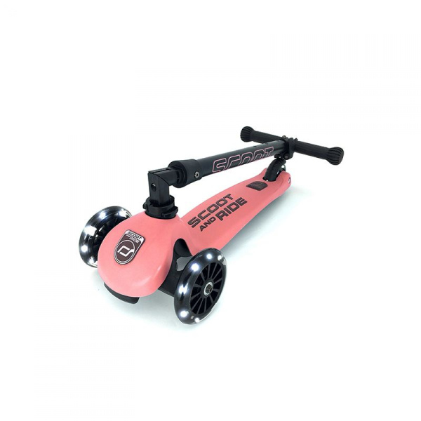 Trottinette enfant 3 roues highwaykick 3 led pêche Scoot and ride