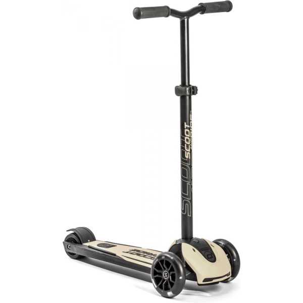 Trottinette enfant 3 roues highwaykick 5 led beige Scoot and ride