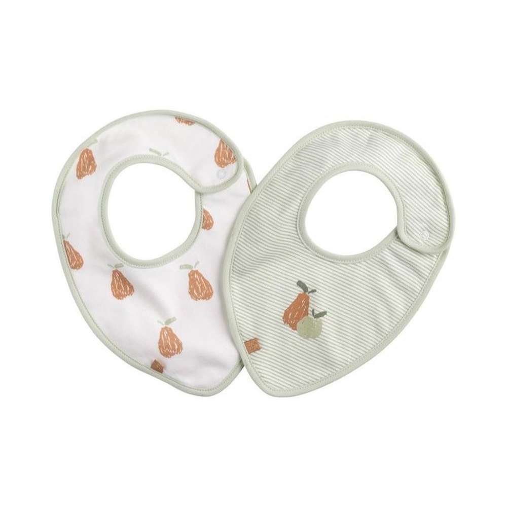 Lot de 2 bavoirs bébé botanica de Sauthon baby deco sur allobébé