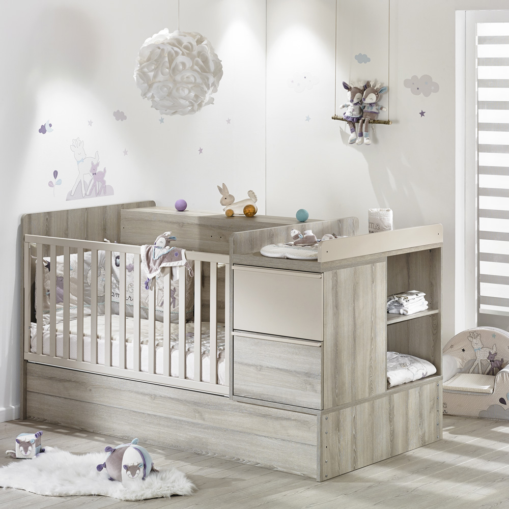 Lit chambre transformable 70x140cm xxl de Sauthon meubles