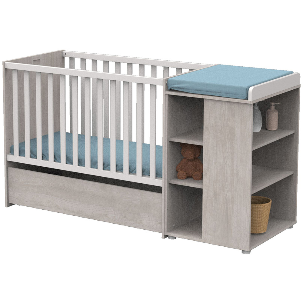 Lit Combine 60x1cm Evolutif En 90x190cm Nova Gris Loft De Sauthon Meubles Sur Allobebe