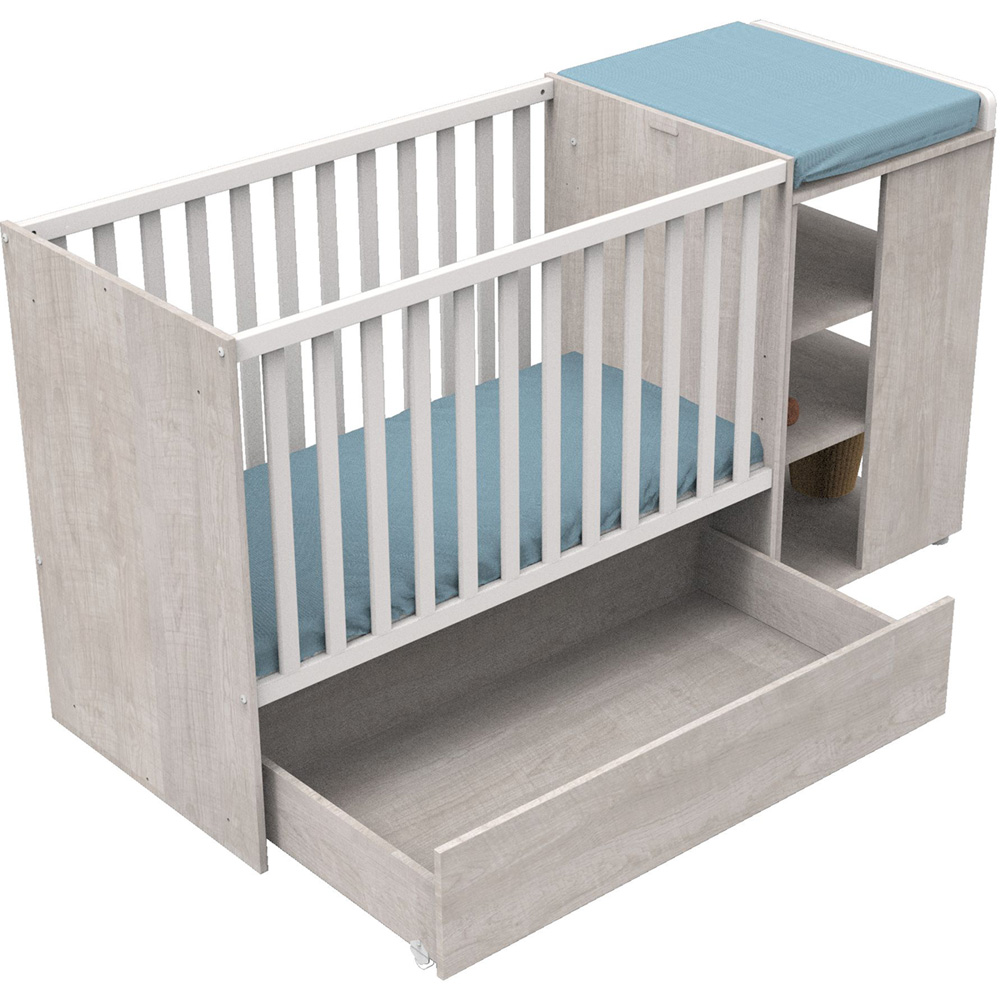 Lit Combine 60x1cm Evolutif En 90x190cm Nova Gris Loft De Sauthon Meubles Sur Allobebe