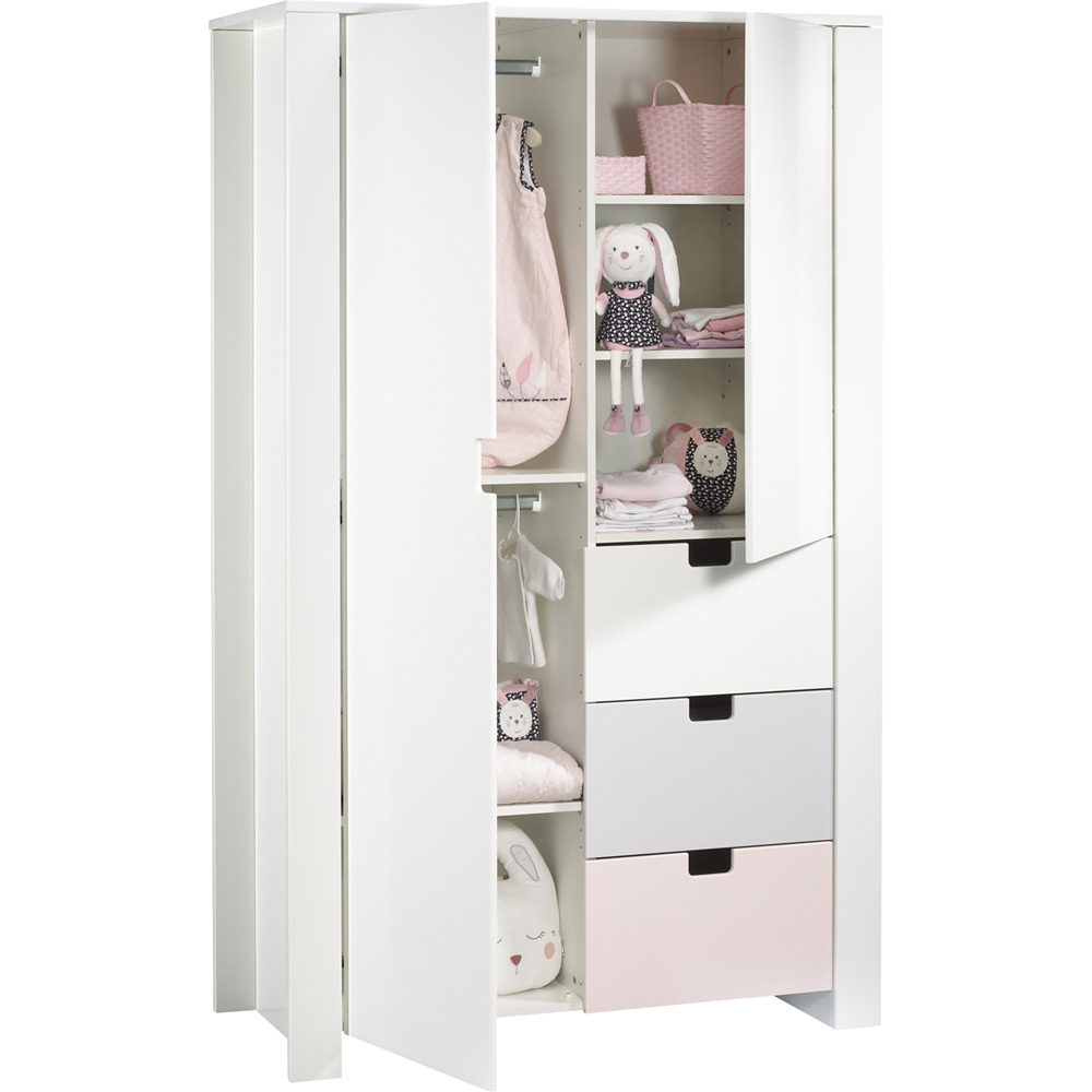 Armoire chambre bébé city girl de Sauthon meubles sur allobébé