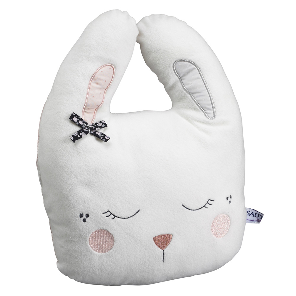 Coussin Deco Bebe Lapin Miss Fleur De Lune De Sauthon Baby Deco Sur Allobebe