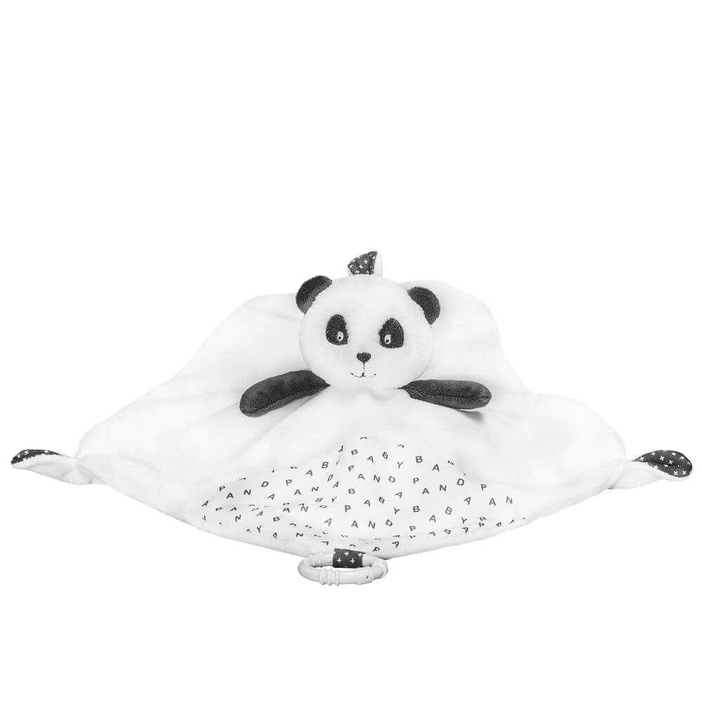 Doudou mouchoir panda chao chao de Sauthon baby deco sur allobébé