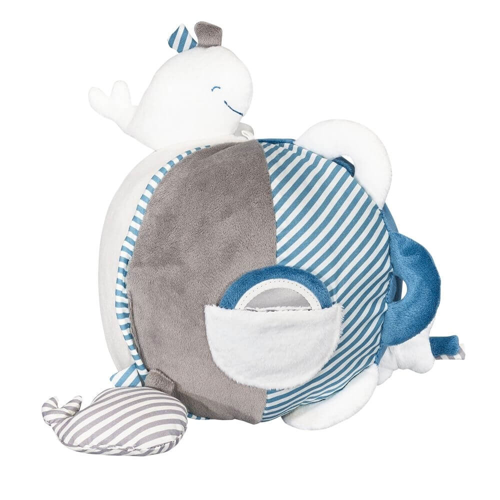 Jouet d'éveil bébé balle blue baleine Jouet d'éveil bébé balle blue baleine