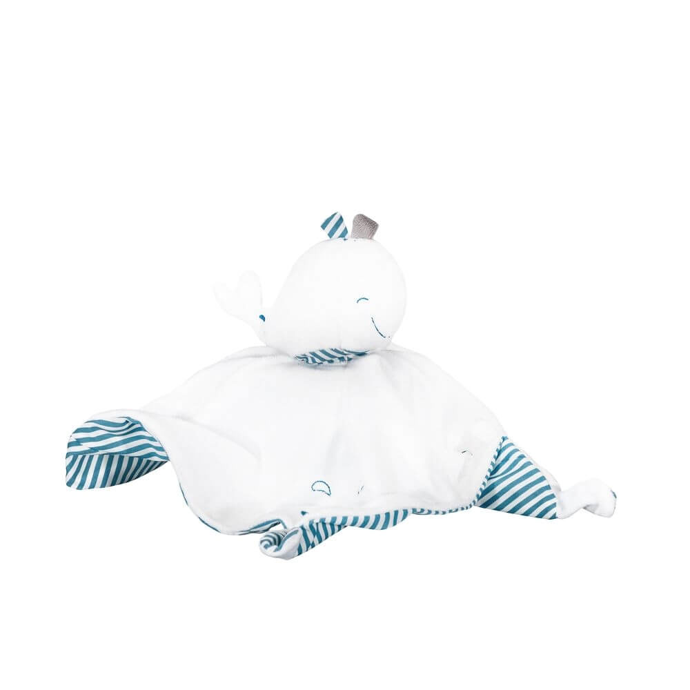 Doudou mouchoir blue baleine Doudou mouchoir blue baleine