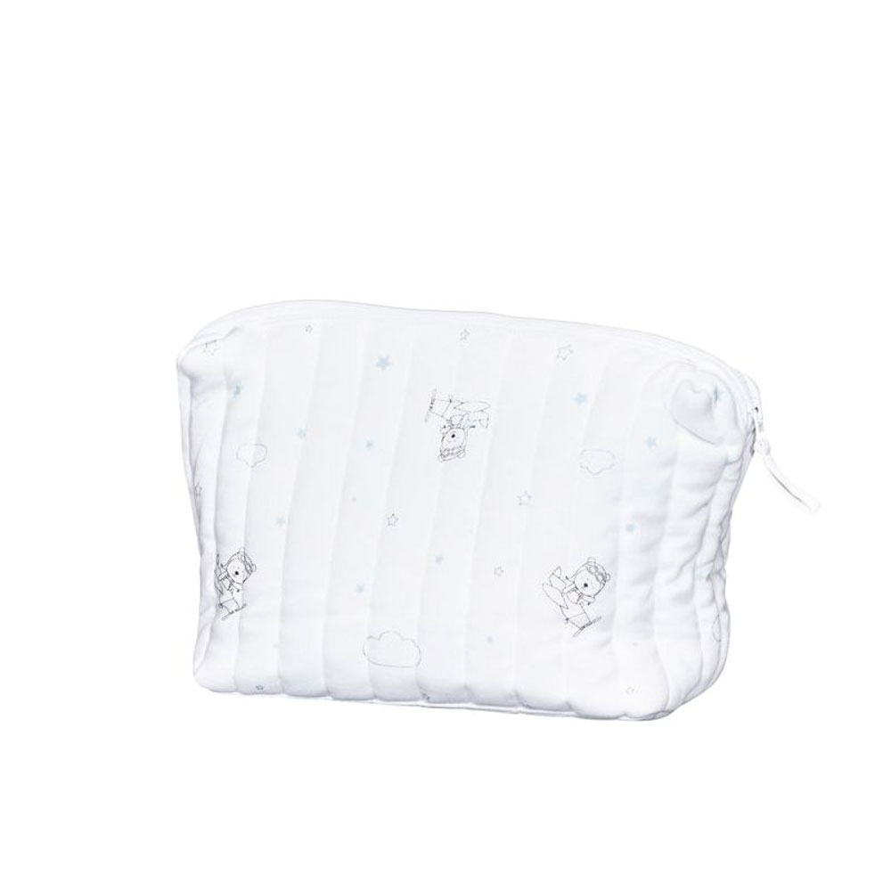 Trousse de toilette bébé avec carrés éponge sunlight de Sauthon baby deco  sur allobébé