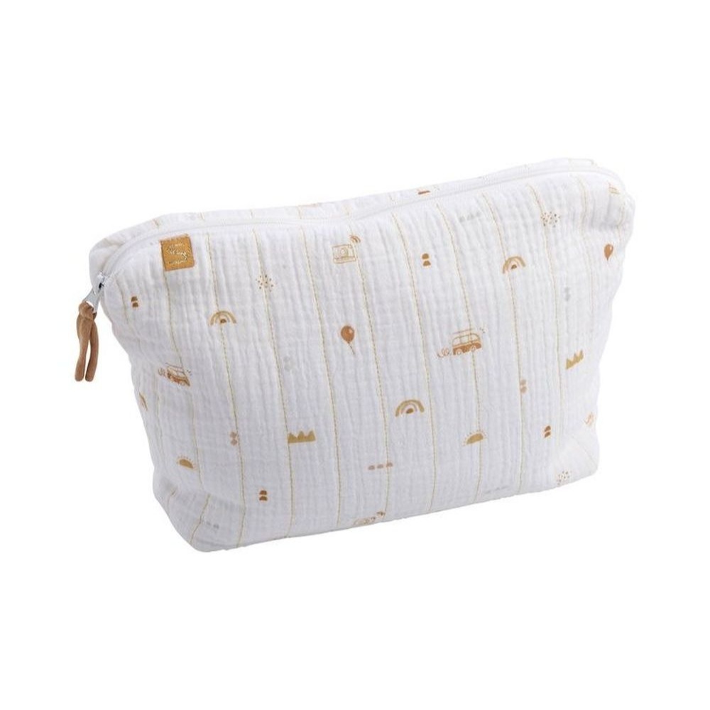 Trousse de toilette bébé avec carrés éponge sunlight de Sauthon baby deco  sur allobébé