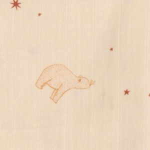 Lot de 3 langes coton bio 70 x 70 orsino Sauthon baby deco