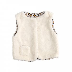 Gilet sans manche léopard Sauthon baby deco