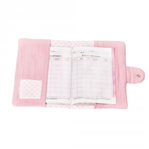 Protège carnet de santé lily poudrée Sauthon baby deco