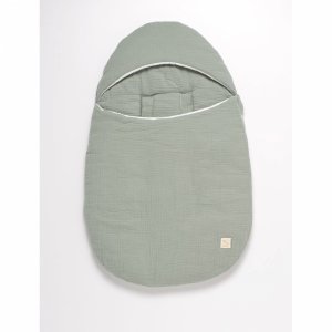 Nid d'ange nomade 0-3 mois uni sauge Sauthon baby deco