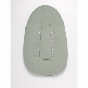 Nid d'ange nomade 0-3 mois uni sauge Sauthon baby deco