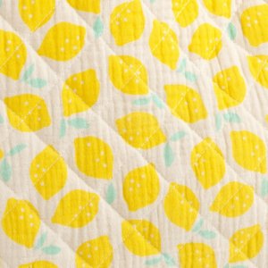 Sac cabas citron Sauthon baby deco