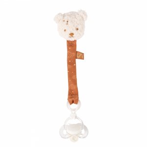 Attache sucette ourson orsino Sauthon baby deco