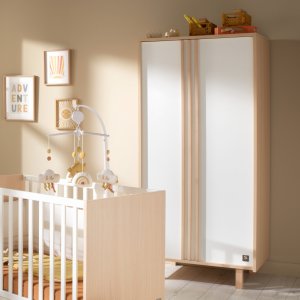 Armoire 2 portes nature Sauthon meubles