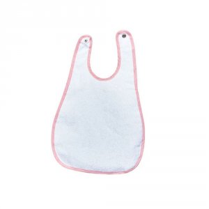 Bavoir plastifié miss fleur de lune oiseau Sauthon baby deco