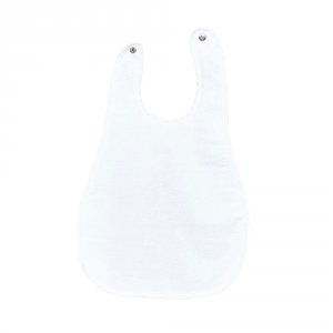 Bavoir plastifié blue baleine blanc Sauthon baby deco