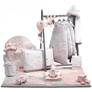 Lot de 2 bavoirs lilibelle Sauthon baby deco