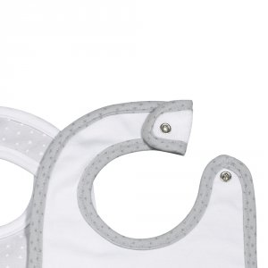 Lot de 2 bavoirs céleste Sauthon baby deco