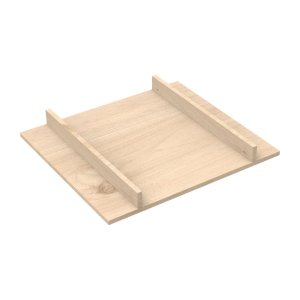 Commode porte et niches blanche tokyo avec plan à langer amovible Sauthon meubles