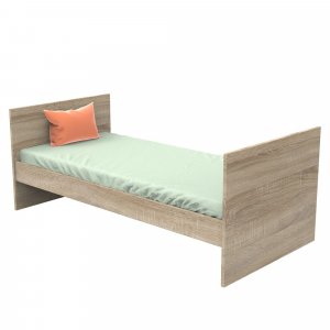 Lit évolutif bébé combiné 70x140 cm en 140x200 cm nova rose canyon Sauthon meubles