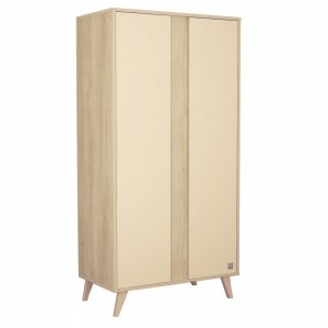 Chambre bébé trio lit 60x120cm transformable + commode 3 tiroirs + armoire melinee + plan à langer offert Sauthon meubles