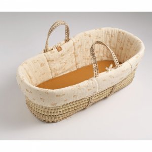 Couffin bébé avec habillage orsino Sauthon baby deco