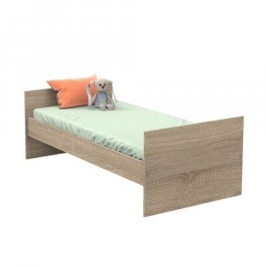 Lit évolutif bébé combiné 60x120 cm en 90x190 cm + tiroir de lit nova blanc lin Sauthon meubles