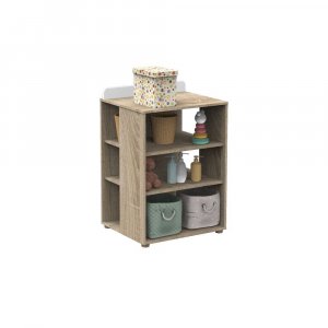 Lit évolutif bébé combiné 60x120 cm en 90x190 cm + tiroir de lit nova blanc lin Sauthon meubles