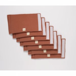 Protège barreaux tour de lit uni terracotta Sauthon baby deco