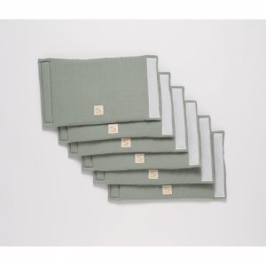 Protège barreaux tour de lit uni sauge Sauthon baby deco